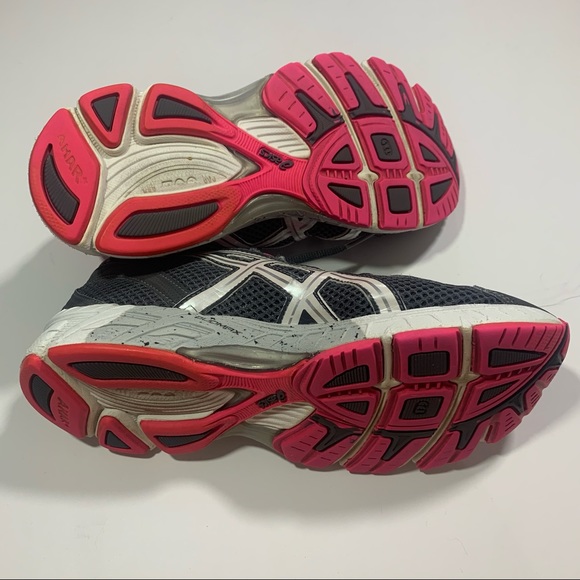 ASICS women’s 7 gray pink gel Phoenix running sneakers - Picture 6 of 9